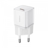 Incarcator Retea Baseus GaN5S, 30W, 3A, 1 x USB-C, Alb P10162504213-00