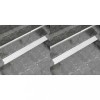 Gossi rigola dus liniara, 2 buc., 1030x140 mm, otel inoxidabil, bule