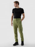 Pantaloni de trekking 2&icirc;n1 Ultralight pentru bărbați - verde măsliniu, 4F Sportswear
