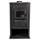 Soba pe lemne Zora 8.9 kW cu cos central (Micul Fermier)