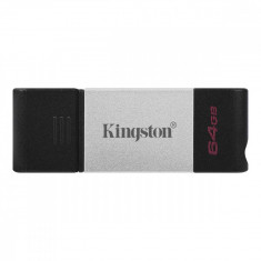 Memorie USB Kingston DataTraveler 80 64GB USB 3.2 Black Grey foto