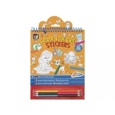 Set creativ, Coloreaza propriile abtibilduri, Animale