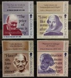 BC529, Gibraltar 1998, serie personalitati-Churchill, Gndhi, Einstein