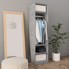 vidaXL Șifonier, gri beton, 50x50x200 cm, lemn prelucrat