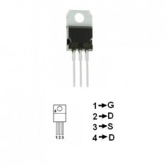 TRANZISTOR MOSFET CANAL N 9A 75W IRF630 foto