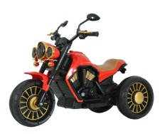 Motocicleta electrica cu 3 roti, Telecomanda, Kinderauto Jocker 70W premium, rosu foto