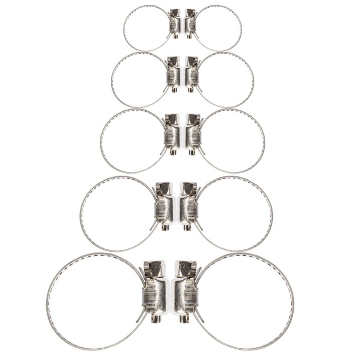 Set 10 Coliere Metalice Micul Fermier &Oslash;8mm-27mm FarmGarden AgroTrade