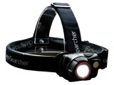 Lanternă LED NightSearcher NSHTZOOM700R-C pentru cască, etanșă IP54, 700lm, 25h autonomie