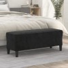 VidaXL Bancă, negru, 100x35x41 cm, catifea 349426