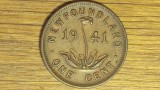 Cumpara ieftin Canada provincii -moneda colectie bronz- 1 cent 1941 C -XF- Newfoundland - George VI