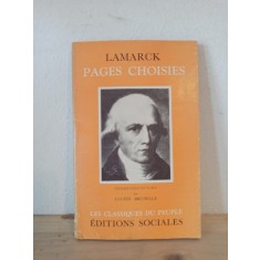 Lucien Brunelle - Lamarck. Pages Choisies