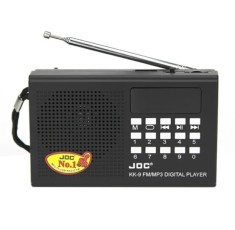 Radio FM Digital cu Player MP3 Compact, Slot TF, USB si LCD, Baterie Reincarcabila, 12 x 7 cm