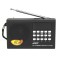Radio FM Digital cu Player MP3 Compact, Slot TF, USB si LCD, Baterie Reincarcabila, 12 x 7 cm