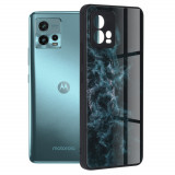 Cumpara ieftin Husa pentru Motorola Moto G72, Techsuit Glaze Series, Blue Nebula