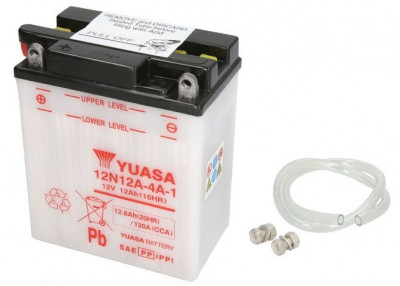 Baterie Moto Yuasa 12V 12Ah 113A 12N12A-4A-1 foto