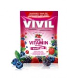 Bomboane Vivil Multivitamine Fructe de Padure fara zahar - 60 g