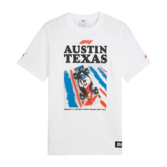 Formula 1 tricou de bărbați Austin GP white 2025 - XXL
