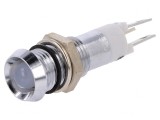 Lampă de control LED roșu/verde 24-28VDC IP67 &Oslash;8,2mm