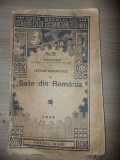 Sate din Romania - I. Simionescu, 1926, Carte Veche, Bibliofilie, 138 Pagini