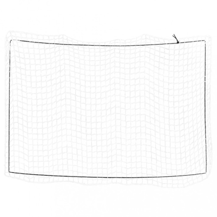 vidaXL Plasă de remorcă cu funie elastică, alb, 5x3,5 m, PP