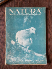 Natura 7-8 Iulie-August Anul XXVII 1938 foto