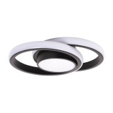 Plafoniera Vista LED 38W IP20, negru, Erste