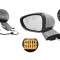 Oglinda exterioara Citroen C5 (Rd/Td), 01.2008-, Dreapta, reglare electrica; grunduit; incalzita; geam convex; cromat; senzor temperatura; pliere ele