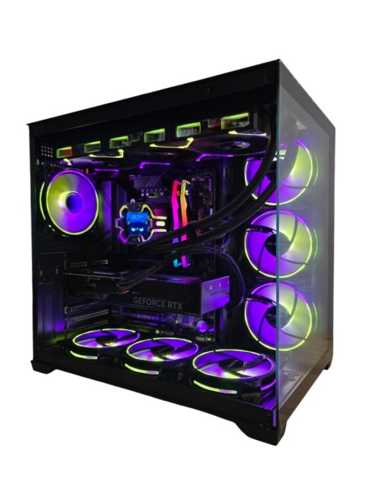 Sistem Desktop PC Gaming MCO; AMD Ryzen 7 9800X3D pana la 5.2GHz, 32GB DDR5;