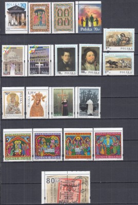 POLONIA 2000 LOT MULTIPLE SERII MNH foto