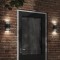 vidaXL Lampă exterioară de perete, negru, aluminiu turnat sub presiune 4006331