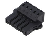 Regletă de conexiuni deconectabilă 5,08mm DEGSON ELECTRONICS cu 5 piste drept mufă