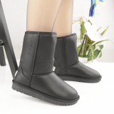 Cizme Tip Ugg De Dama 2293 Negre