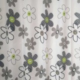 Perdea dus SWSC-1209, model floral, 180 x 200 cm