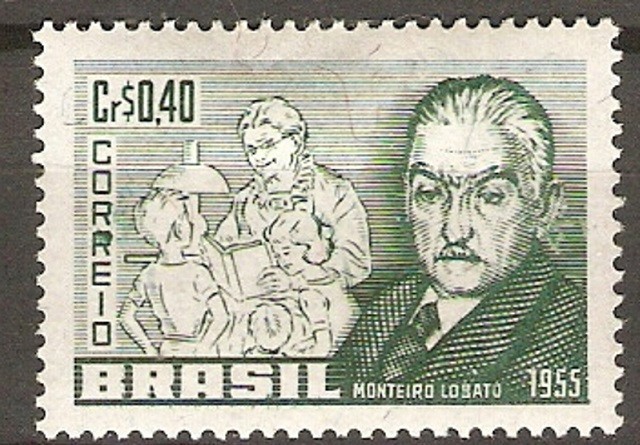 C219 - Brazilia 1955 - Aniversari neuzat,perfecta stare