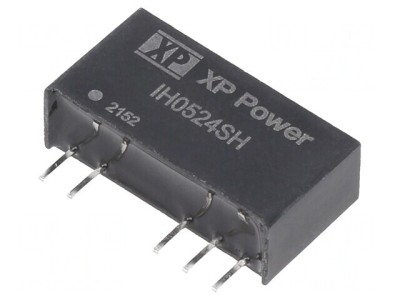 Convertor DC/DC 5V la &amp;plusmn;24V 2W SIP THT IH0524SH foto
