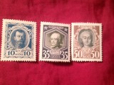 3 Timbre Rusia 1913 Dinastia Romanov nestampilate fara guma , 10 , 35 si 50kop