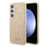 Cumpara ieftin Husa Guess PC/TPU Glitter Flakes Metal Logo pentru Samsung Galaxy S24 Plus Gold