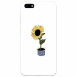 Husa silicon pentru Huawei Y5 2018, Sun Flower