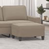 VidaXL Taburet, gri taupe, 70x55x41 cm, microfibră