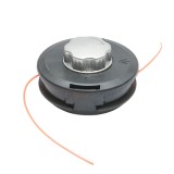 Cap tambur universal pentru motocoasa, aluminiu, M12x1.25, Tap&amp;Go, fir 2.4 mm