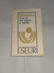 MIGUEL DE UNAMUNO - VIATA LUI DON QUIJOTE SI SANCHO foto