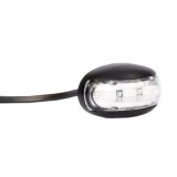 Lampa Gabarit LED Rosie Ovala 12-36V 60x32mm, 2 LED SMD, Cablu 50cm, Omologare E20