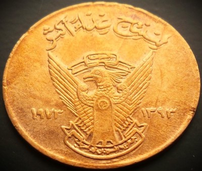 Moneda exotica FAO 5 MILLIMES - SUDAN, anul 1972 * cod 4724 = A.UNC foto