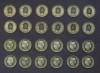 ELVETIA SET DE MONEDE 5 Rappen x12 buc 2008 - 2014 2015 2016 2017 2018 2019 UNC, Europa