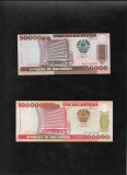 Set Bancnote Mozambic 50000 + 100000 Meticais UNC, Colectie Numismatica