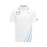 BMW Motorsport tricou polo white 2023 - L