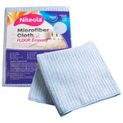 Laveta din Microfibra Niteola Microfiber Cloth Floor Economy, Albastra, Lavete Podele, Lavete pentru Podele, Lavete Podea, Levete pentru Curatenie, La foto