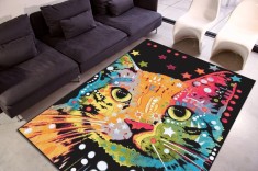 Covor Modern, Kolibri Pisica 11011 , Diferite Dimensiuni, Multicolor - 80x150 cm