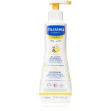 Mustela B&eacute;b&eacute; Dry Skin gel nutritiv de curățare, cu cremă protectoare pentru refacerea barierei pielii pentru nou-nascuti si copii 300 ml