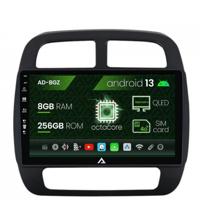 Navigatie Dacia Spring (2021- Prezent), Android 13, Z-Octacore 8GB RAM + 256GB ROM, 9 Inch - AD-BGZ9008+AD-BGRKIT366V4s foto